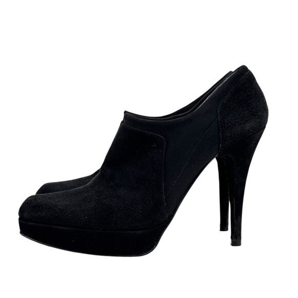 Stuart Weitzman Holdme Bootie Stiletto SZ 9 Women's Black Suede Ankle Whimsigoth - Picture 5 of 12